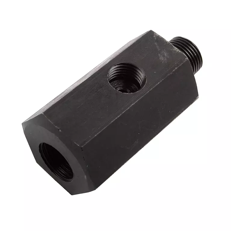 Адаптер для манометра; 700 бар; 1/4"-внут, 3/8"-внут, 3/8"-нар ТЕХРИМ 819070-12