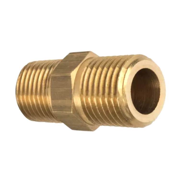Штуцер прямой; 700 бар; 3/8"-нар, 3/8"-нар