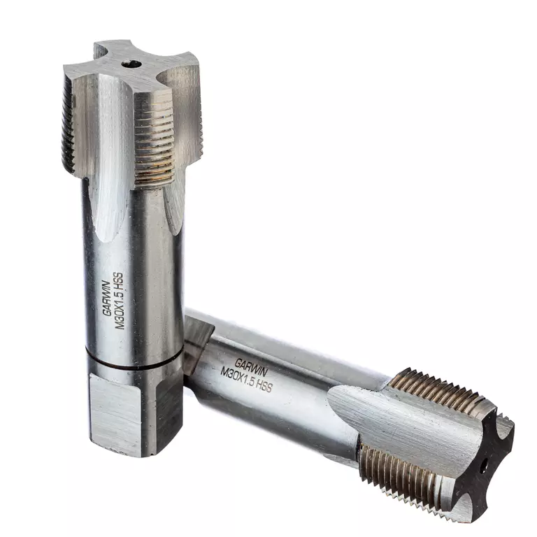GARWIN GM-TF300150 Метчики ручные M30х1,5, HSS-G, DIN 2181, 6H, комплект из 2 шт.