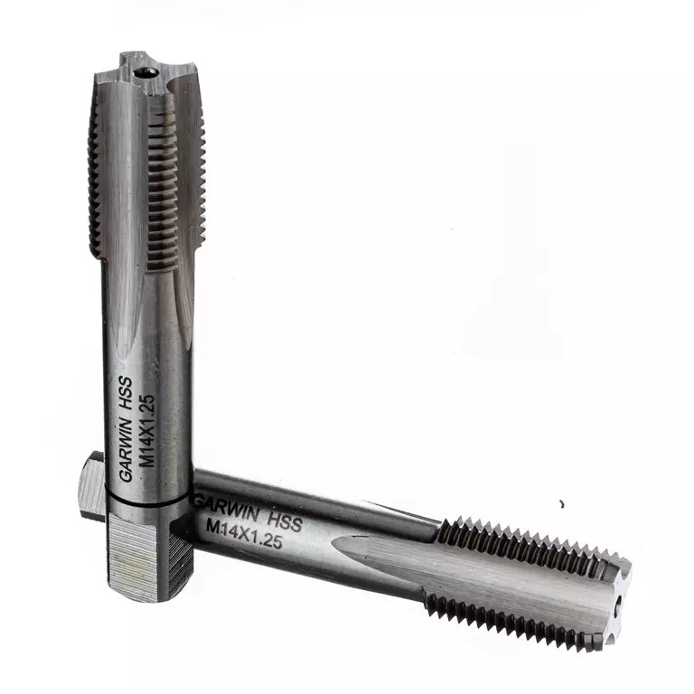 GARWIN GM-TF140125 Метчики ручные M14x1,25, HSS-G, DIN 2181, 6H, комплект из 2 шт.