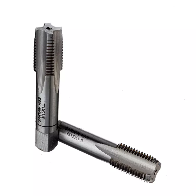 GARWIN GM-TF150150 Метчики ручные M15х1,5, HSS-G, DIN 2181, 6H, комплект из 2 шт.