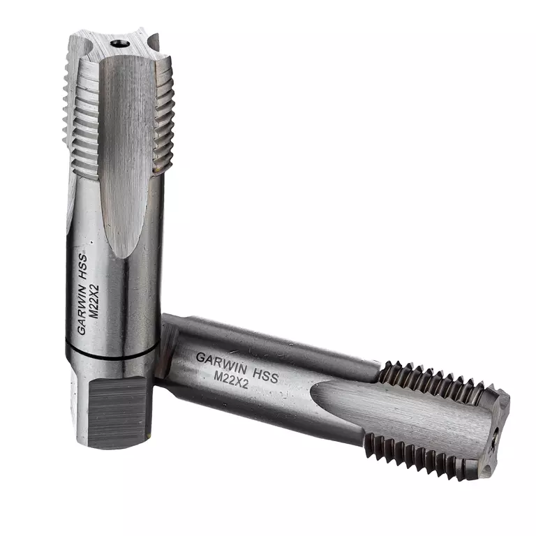 GARWIN GM-TF220200 Метчики ручные M22х2, HSS-G, DIN 2181, 6H, комплект из 2 шт.