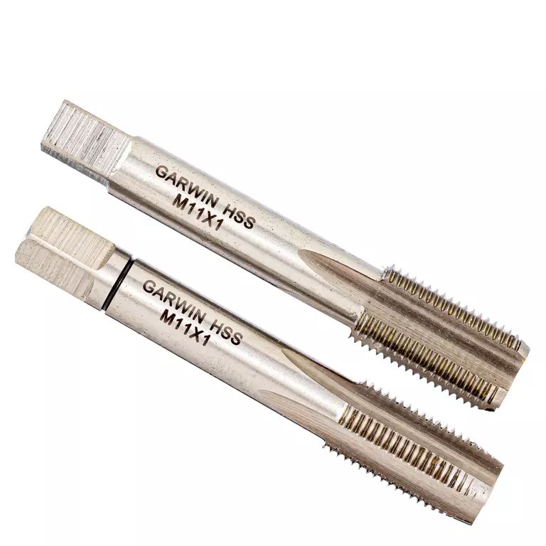 GARWIN GM-TF110100 Метчики ручные M11х1, HSS-G, DIN 2181, 6H, комплект из 2 шт.
