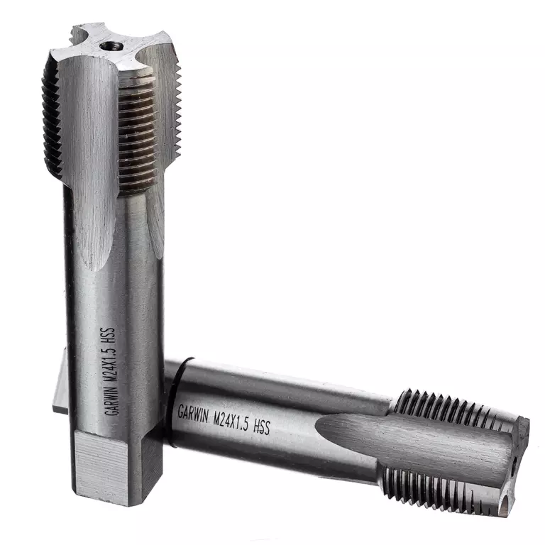 GARWIN GM-TF240150 Метчики ручные M24х1,5, HSS-G, DIN 2181, 6H, комплект из 2 шт.
