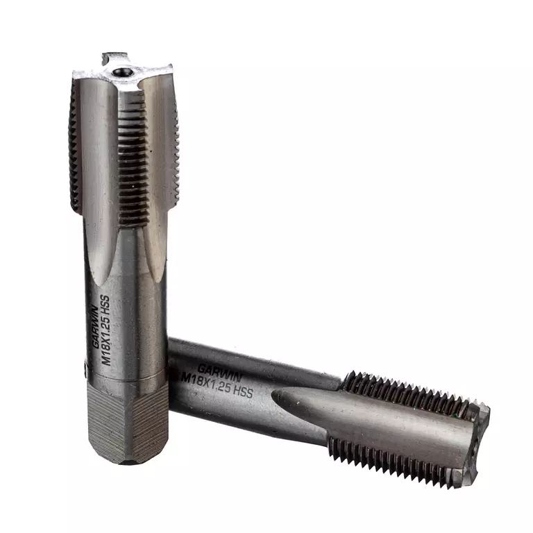 GARWIN GM-TF180125 Метчики ручные M18х1,25, HSS-G, DIN 2181, 6H, комплект из 2 шт.