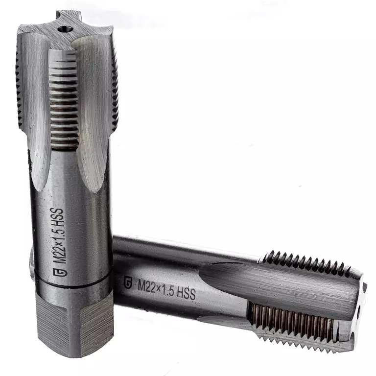 GARWIN GM-TF220150 Метчики ручные M22х1,5, HSS-G, DIN 2181, 6H, комплект из 2 шт.