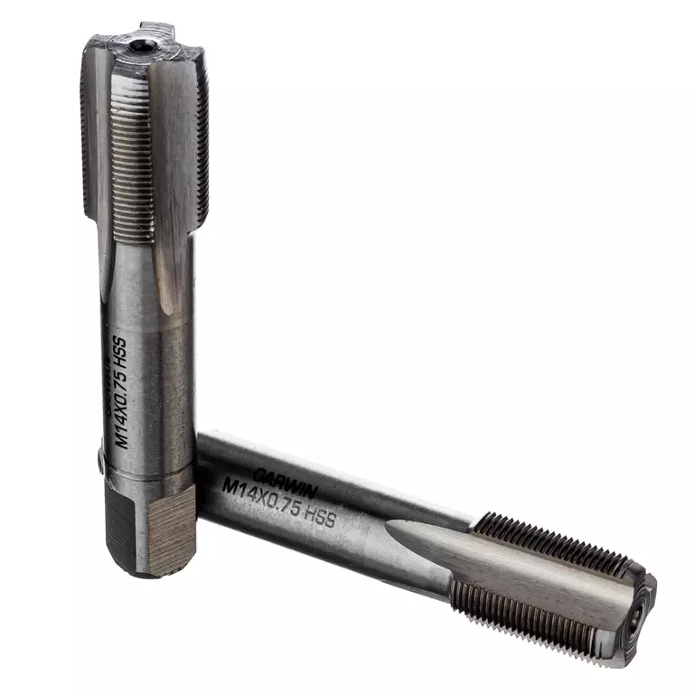 GARWIN GM-TF140075 Метчики ручные M14х0,75, HSS-G, DIN 2181, 6H, комплект из 2 шт.