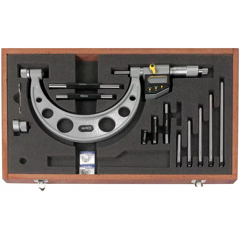 Микрометр цифровой IP65 0,001 мм, 0-150 мм 6 / 5