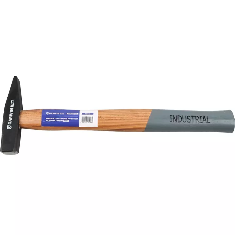 GARWIN GHT-HW0200 Молоток слесарный Garwin INDUSTRIAL с рукояткой из дерева гикори, 200 г