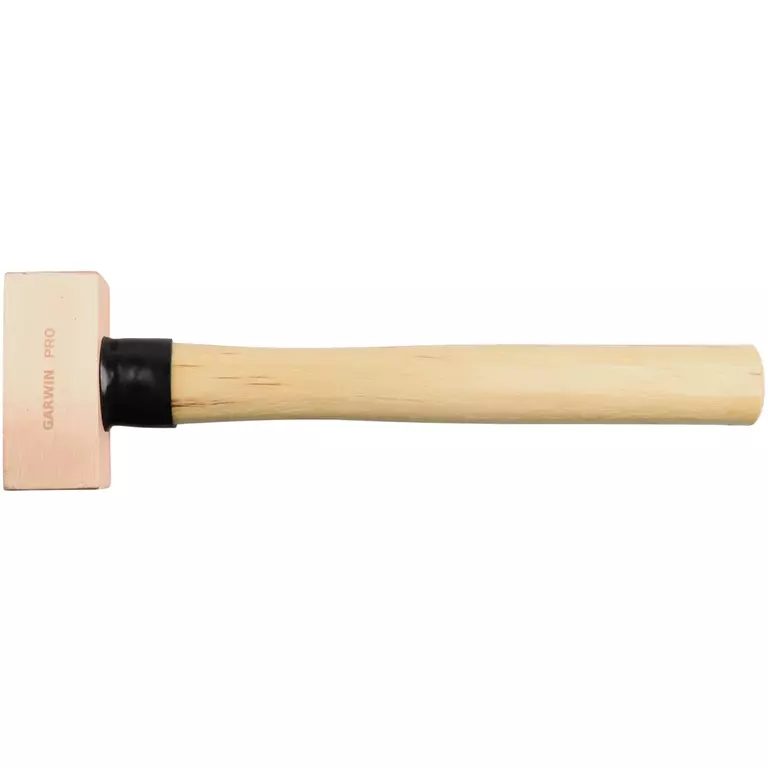 GARWIN GHT-HW1000C Молоток медный с деревянной рукояткой, 1000 г