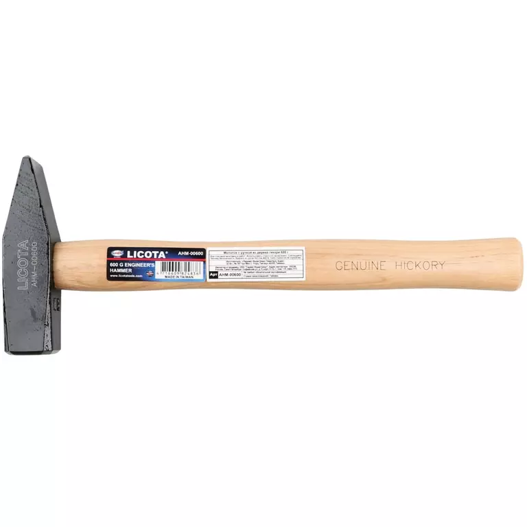 Licota AHM-00600 Молоток с ручкой из дерева гикори 600 г