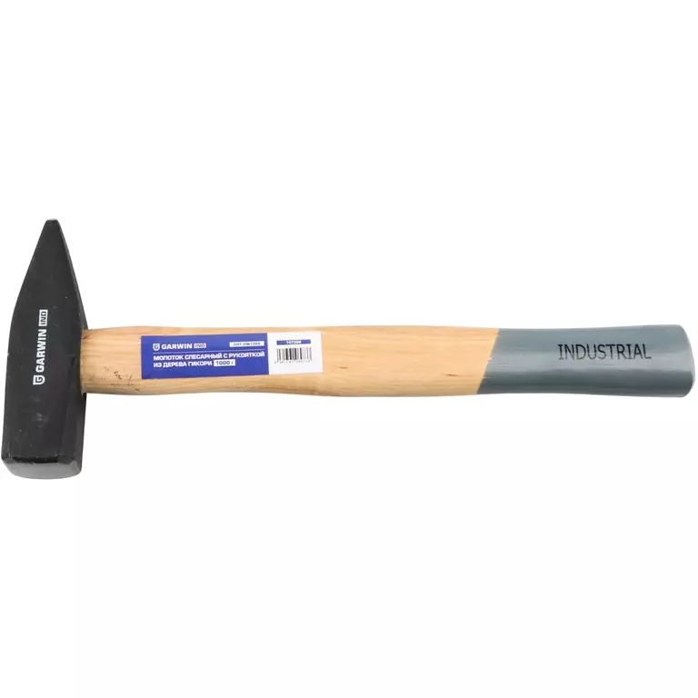 GARWIN GHT-HW1000 Молоток слесарный Garwin INDUSTRIAL с рукояткой из дерева гикори, 1000 г