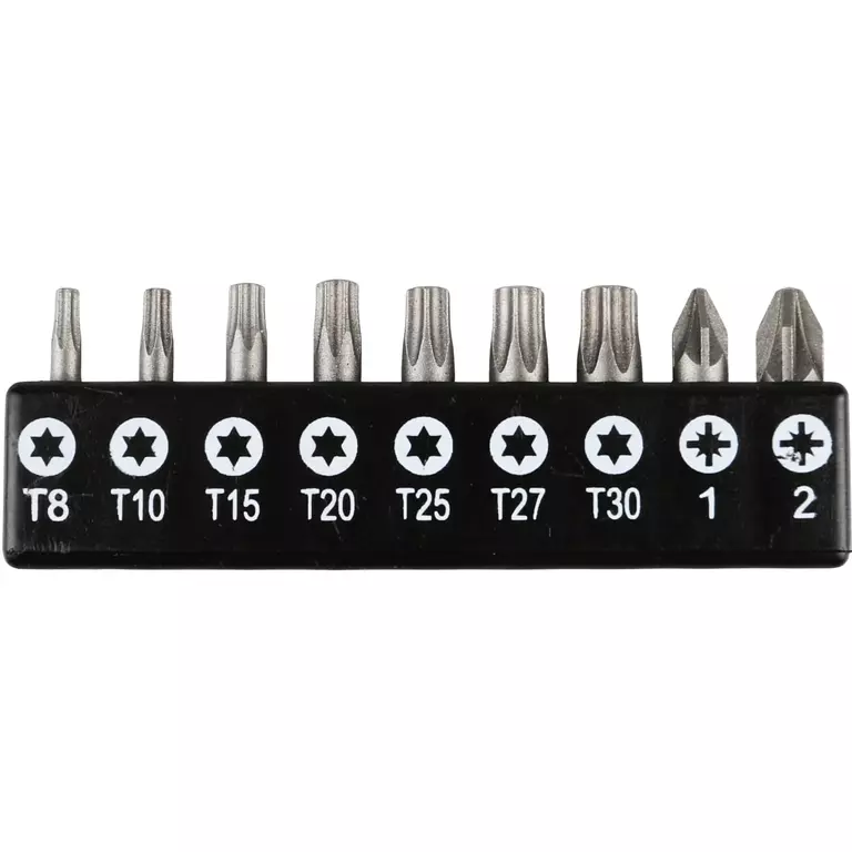 Набор бит 1/4" 25 мм на держателе TORX, PZ