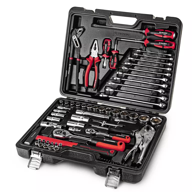 Набор ручных инструментов RUNTEC TECHNIC 72 предмета 1/2", 1/4"