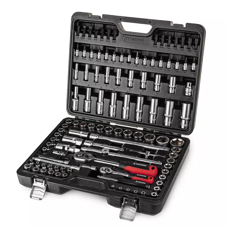 Набор ручных инструментов RUNTEC TECHNIC 108 предметов 1/2", 1/4"