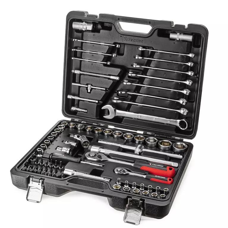 Набор ручных инструментов RUNTEC TECHNIC 82 предмета 1/2", 1/4"