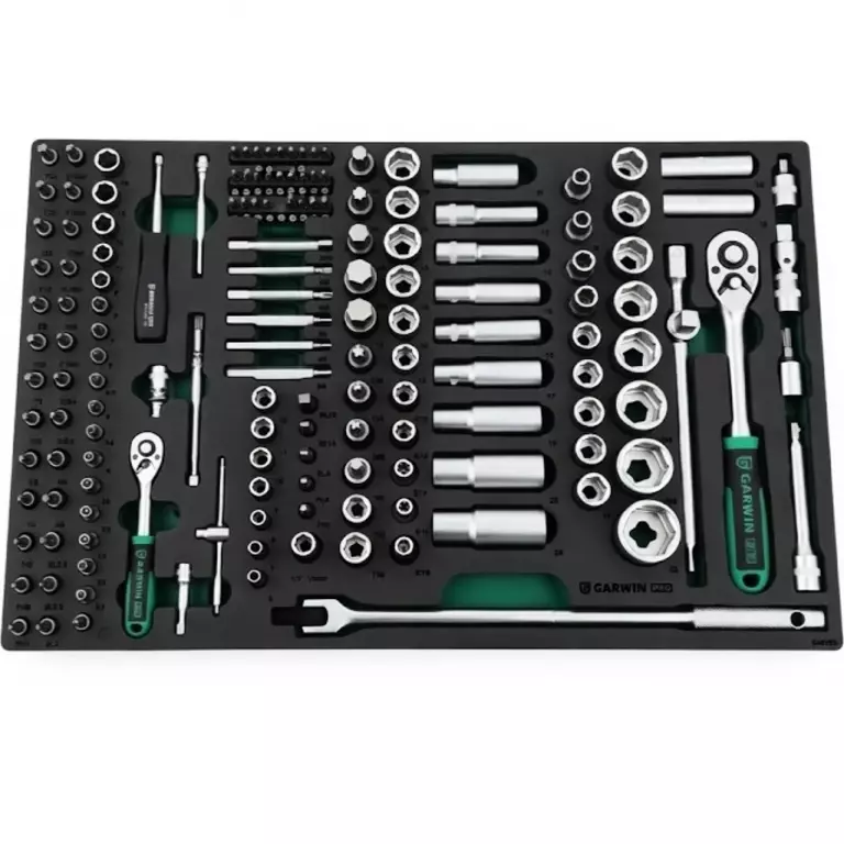 Набор инструментов 1/2" и 1/4" 155 пр. в ложементе EVA