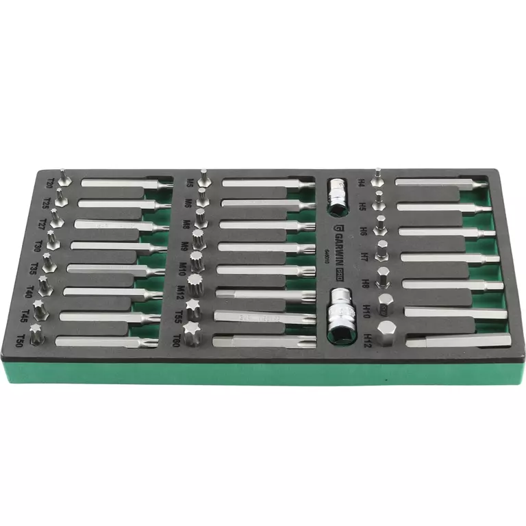 Набор бит 10 мм, Torx, Spline, Hex, 48 пр. в ложементе EVA
