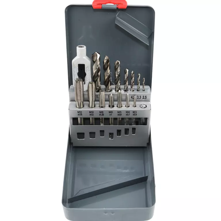 Набор метчиков М3 - 12, HSS, DIN352, 15 предметов GARWIN GM-TMS15