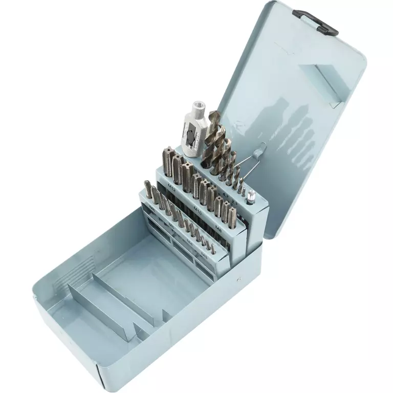 Набор метчиков М3 - 12, HSS, DIN352, 29 предметов GARWIN GM-THS29