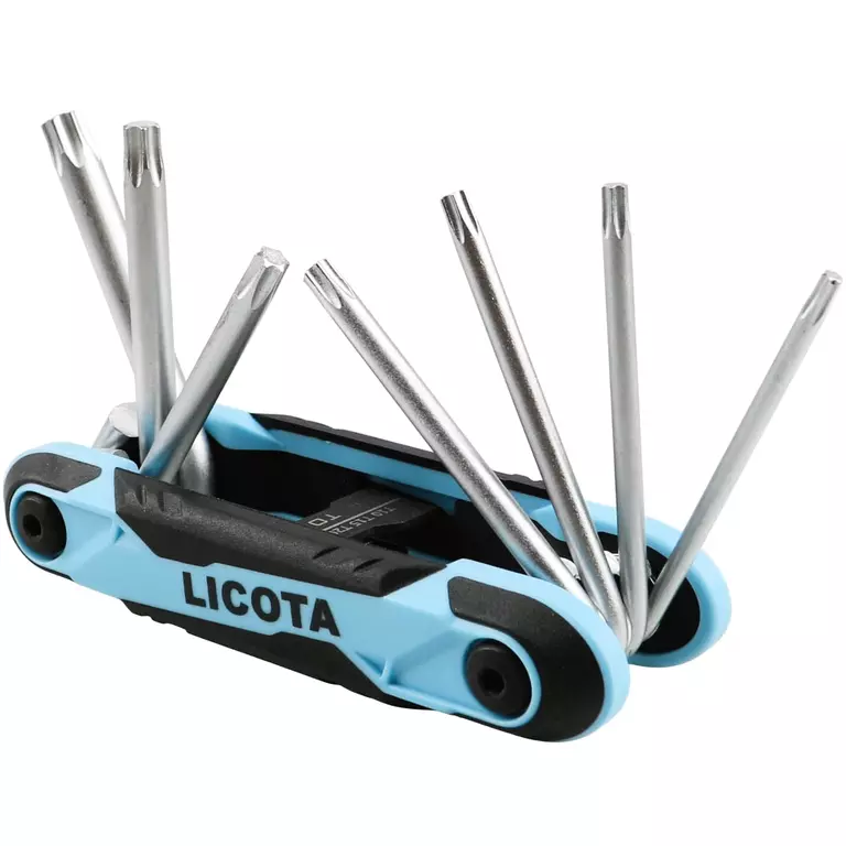 Licota FX1S071D2CV Набор складных ключей Torx, 7 пр.,  T10-T40