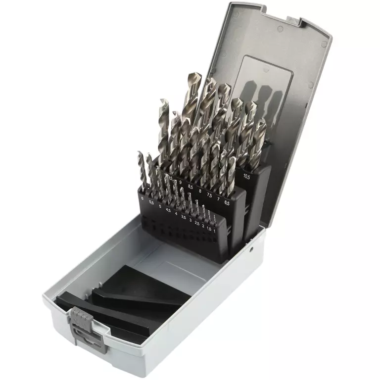 GARWIN GM-BS25 Набор сверл 1.0-13.0 х 0,5 мм 25пр. HSS-G Spiralbohrer (Metall)