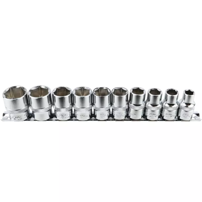 Licota TBS-22105 Набор торцевых головок 1/2" 6 гр. 10-24 мм 10пр. на линейке