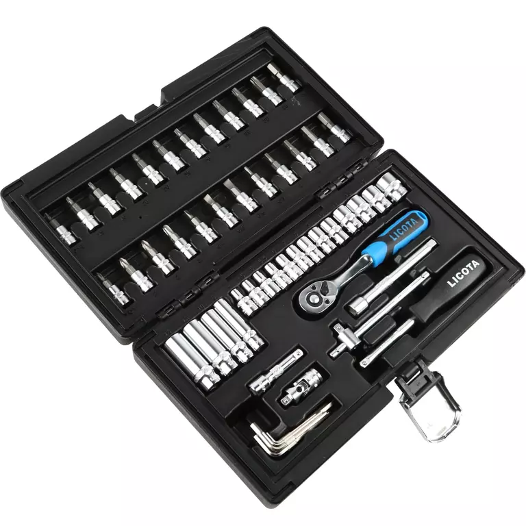 Licota ALK-8003F Набор торцевых головок 1/4" 6гр. 54пр.