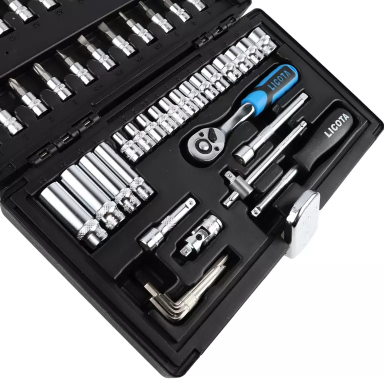 Licota ALK-8003F Набор торцевых головок 1/4" 6гр. 54пр.