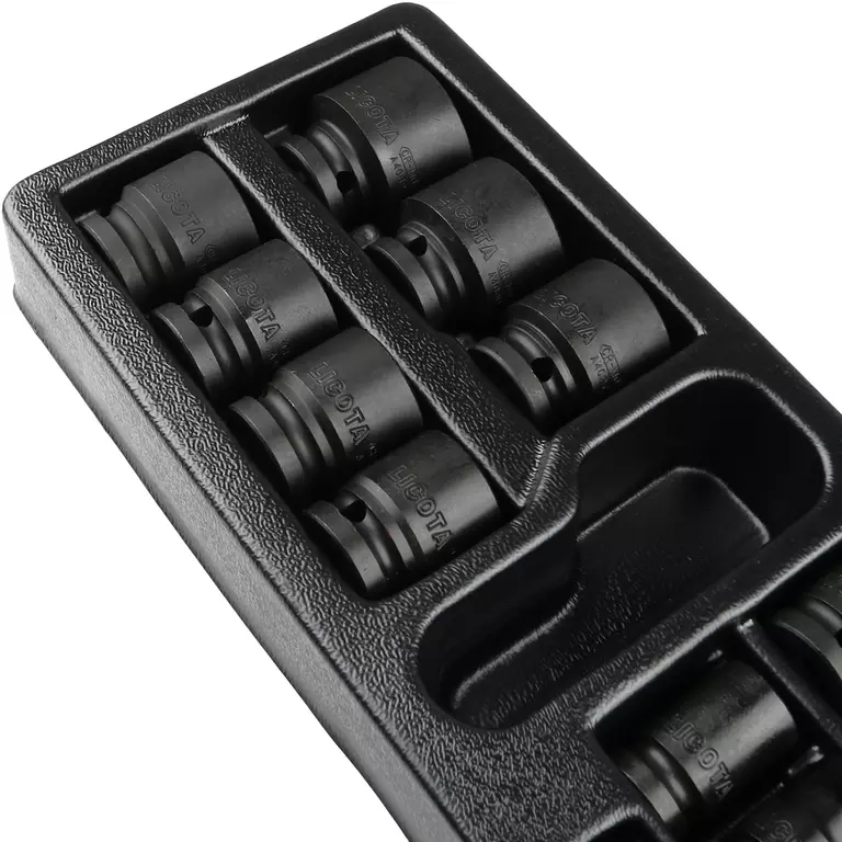 Licota ACK-384022 Набор ударных головок 1/2" 10-32 мм и удл. 19 пр. в ложементе