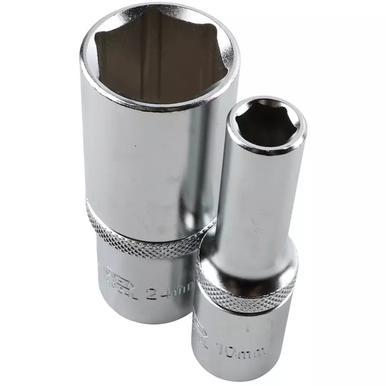 Licota TBS-23105 Набор глубоких торцевых головок 1/2" 6 гр. 10-24 мм 10пр. на линейке