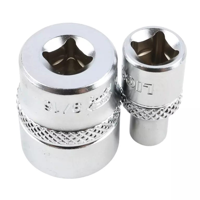 Licota TBS-22002 Набор торцевых головок 1/4" 12 гр. 3/16"-9/16" 10пр. на линейке