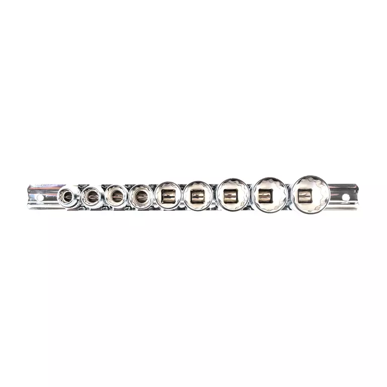 Licota TBS-23002 Набор глубоких торцевых головок 1/4" 12 гр. 3/16"-9/16" 10пр. на линейке