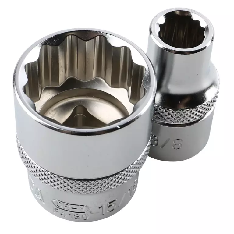 Licota TBS-22006 Набор торцевых головок 1/2" 12 гр. 3/8"-15/16" 10пр. на линейке