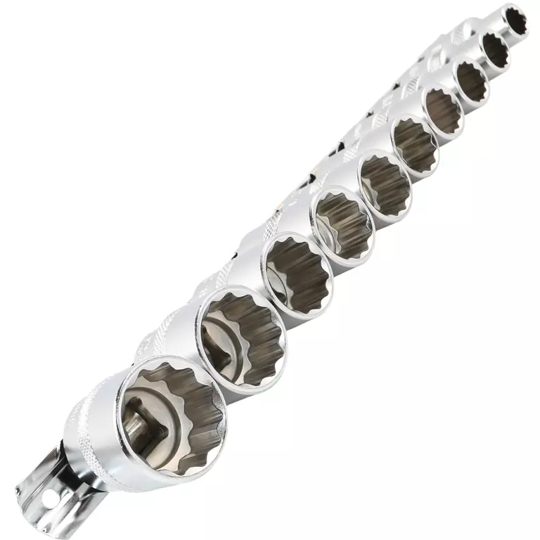 Licota TBS-22005 Набор торцевых головок 1/2" 12 гр. 10-24 мм 10пр. на линейке