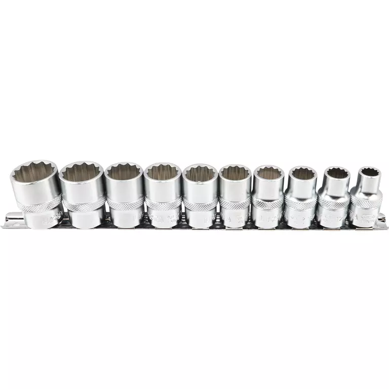 Licota TBS-22005 Набор торцевых головок 1/2" 12 гр. 10-24 мм 10пр. на линейке