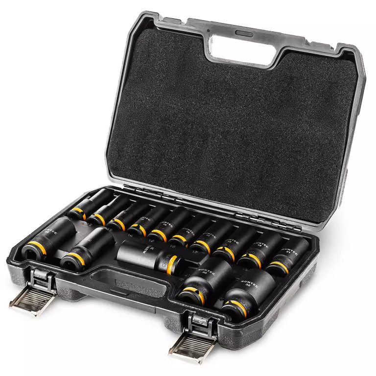 Набор ударных головок глубоких RUNTEC 1/2", 10-32 мм, CrMo, 15 предметов