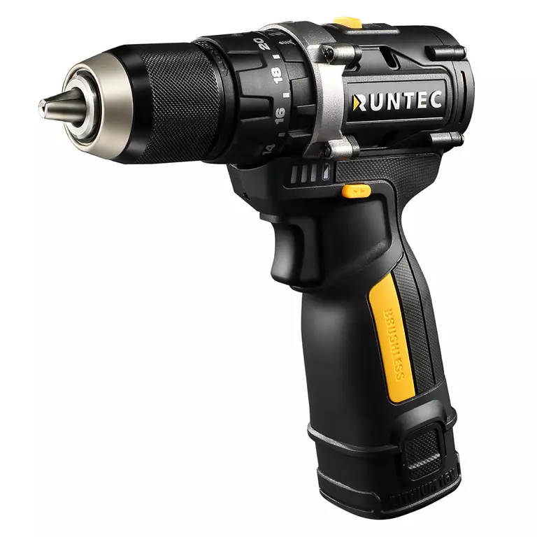 Дрель-шуруповерт ударная аккумуляторная RUNTEC PRO 13 мм,16В, 2*2Ач, 45Нм Дрель-шуруповерт ударная аккумуляторная RUNTEC PRO 13 мм,16В, 2*2Ач, 45Нм