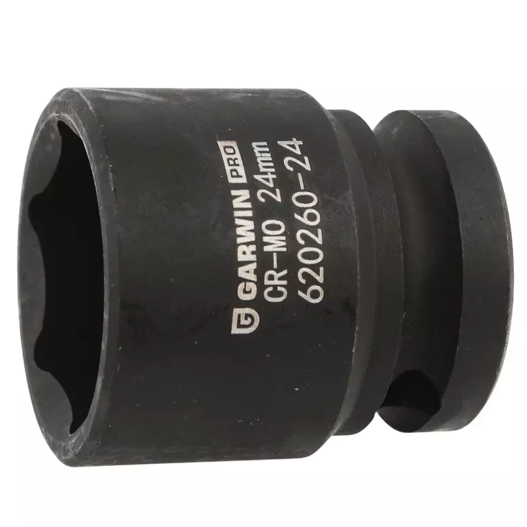 GARWIN PRO 620260-24 Головка торцевая ударная 1/2, 6 гр., 24 мм GARWIN PRO 620260-24 Головка торцевая ударная 1/2, 6 гр., 24 мм