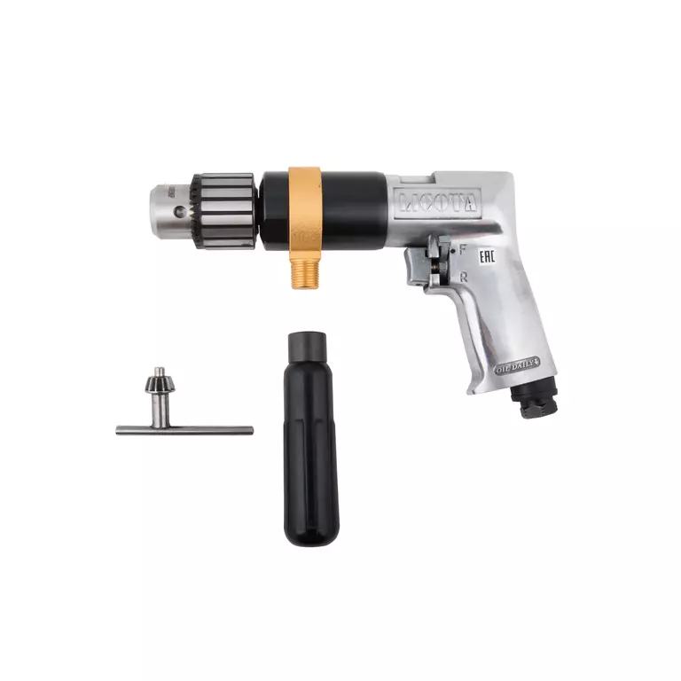 Licota PAD-04004A Дрель пневматическая 1/2"(13 мм) с реверсом 450 об/мин, усиленная