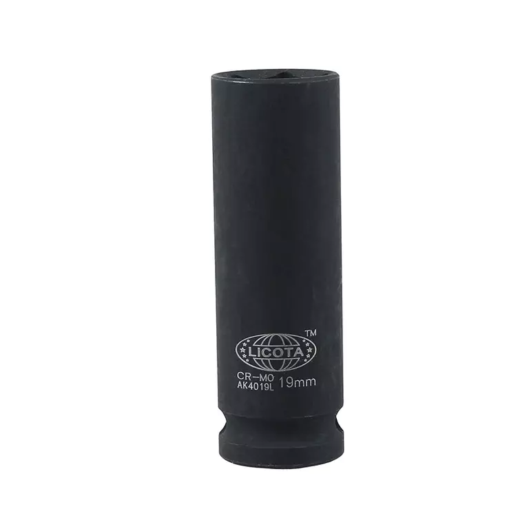 Licota AK4019L Головка торцевая ударная глубокая тонкостенная 1/2" 6гр. 19 мм