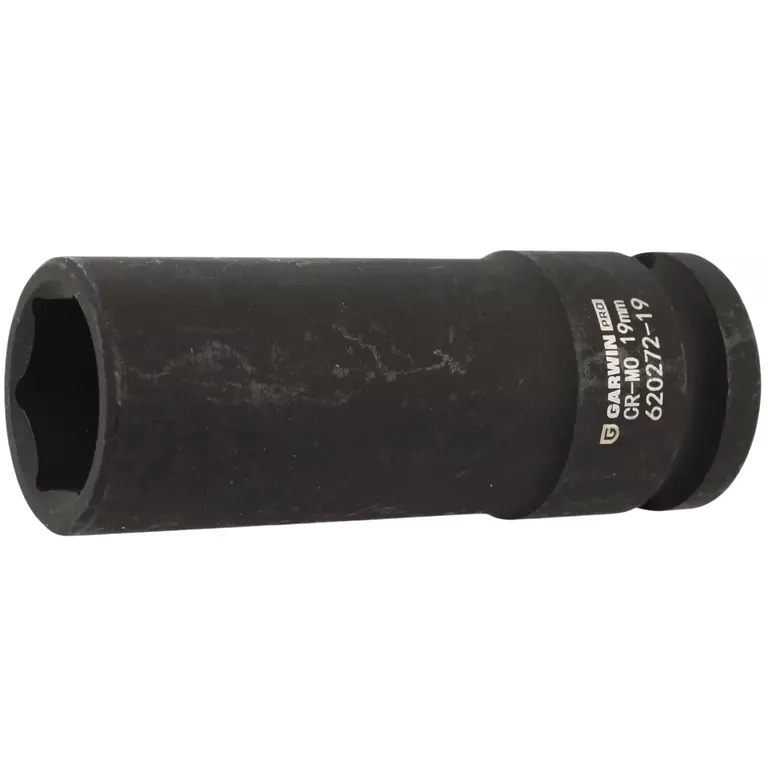 GARWIN PRO 620272-19 Головка торцевая ударная глубокая 1/2", 6 гр., 19 мм