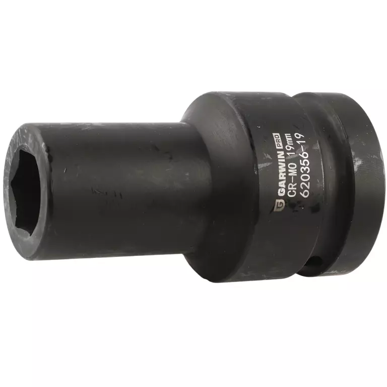 GARWIN PRO 620356-19 Головка торцевая ударная глубокая 1", 6 гр., 19 мм