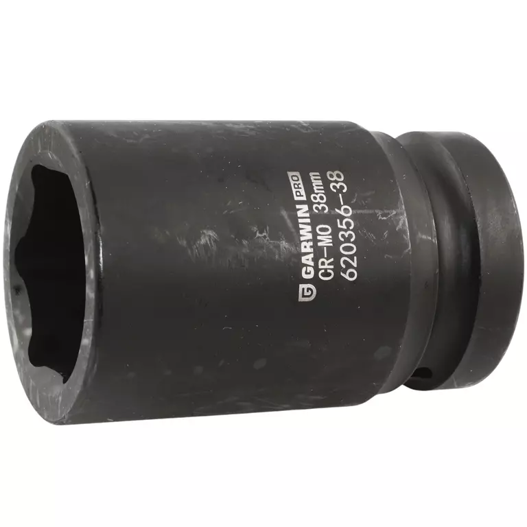 GARWIN PRO 620356-38 Головка торцевая ударная глубокая 1", 6 гр., 38 мм