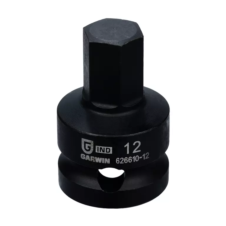 Головка торцевая ударная HEX 1/2" 12 мм L=38,1 мм Головка торцевая ударная HEX 1/2" 12 мм L=38,1 мм