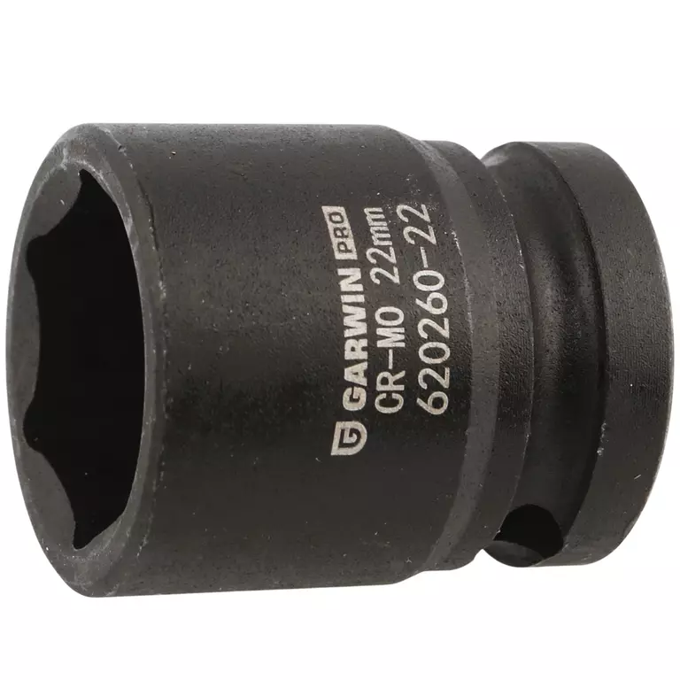 GARWIN PRO 620260-22 Головка торцевая ударная 1/2, 6 гр., 22 мм
