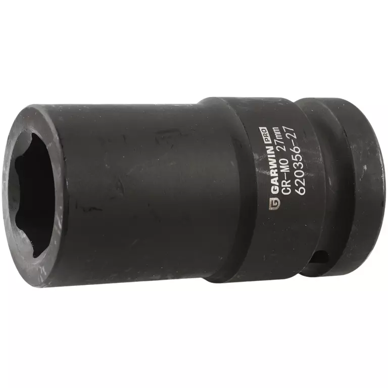 GARWIN PRO 620356-27 Головка торцевая ударная глубокая 1", 6 гр., 27 мм