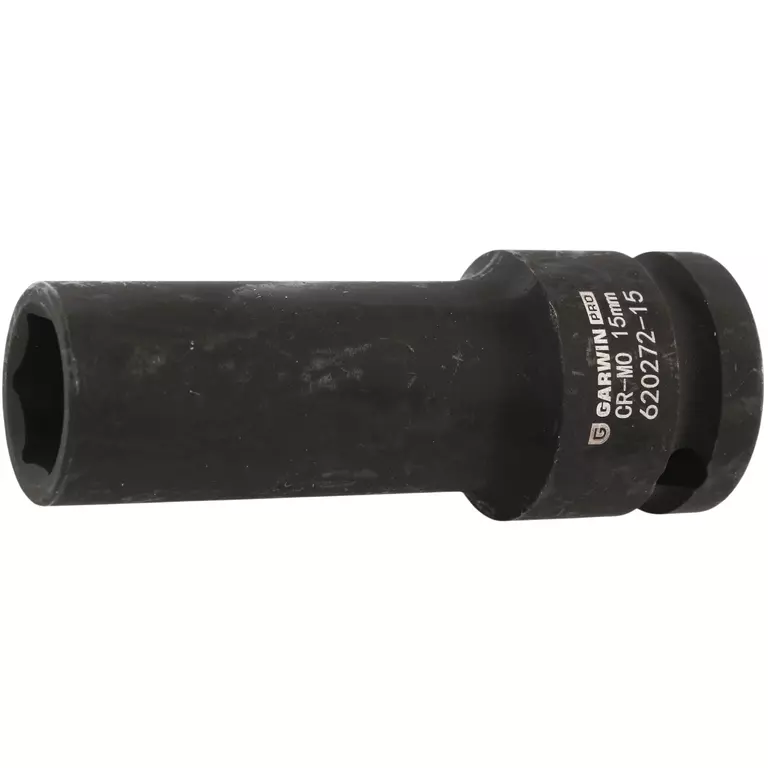 GARWIN PRO 620272-15 Головка торцевая ударная глубокая 1/2, 6 гр., 15 мм