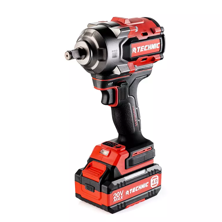 Гайковерт ударный аккумуляторный TECHNIC 1/2", 20В, 2*4Ач, 1000Нм Гайковерт ударный аккумуляторный TECHNIC 1/2", 20В, 2*4Ач, 1000Нм