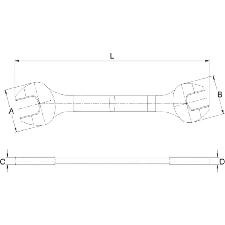GARWIN GR-OD0911 Ключ рожковый 9х11 мм
